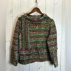 Habitat Knit Sweater Size S Oversized Colorful  Casual